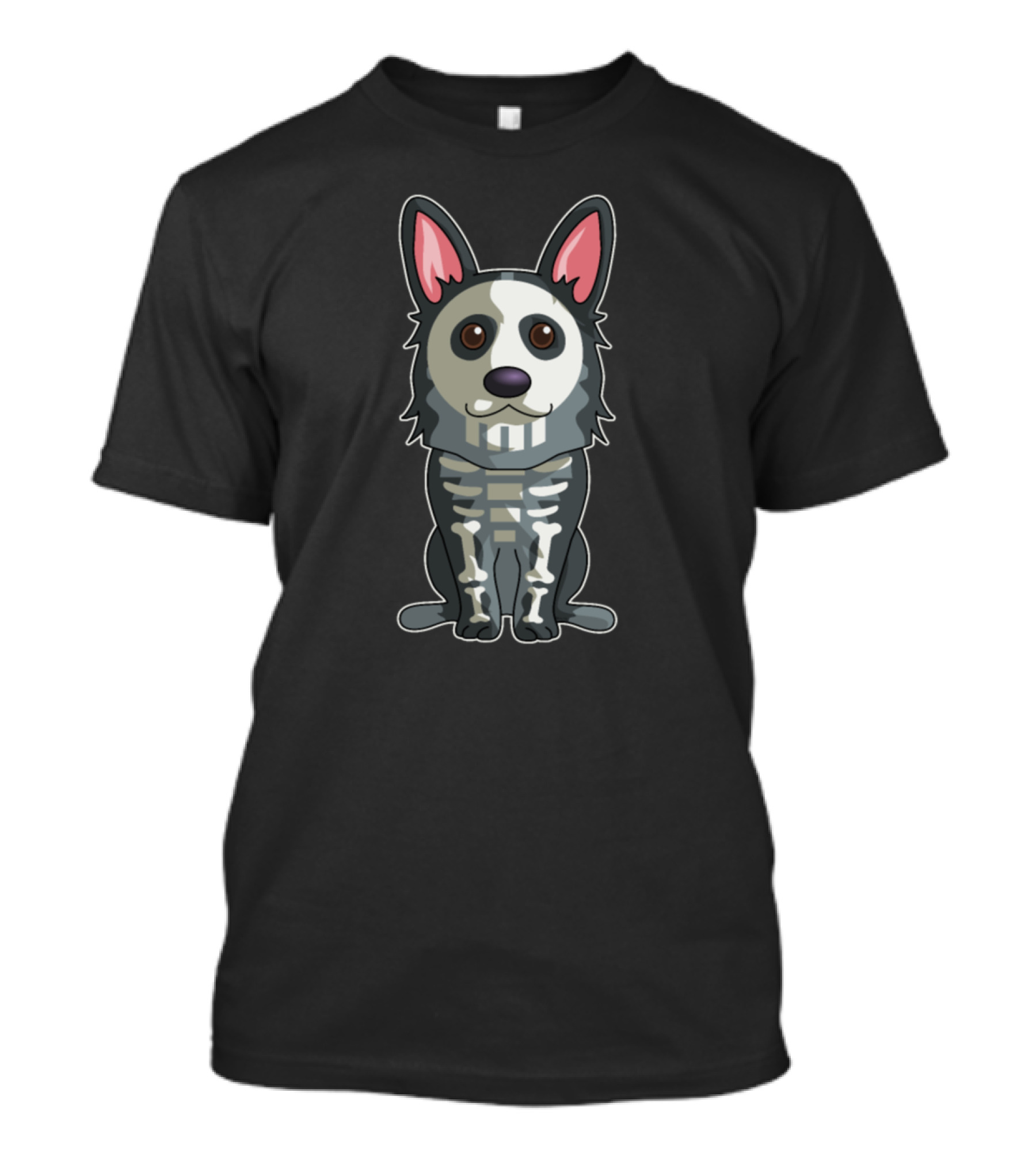 Cute Corgi Skeleton Funny Puppy T-Shirt