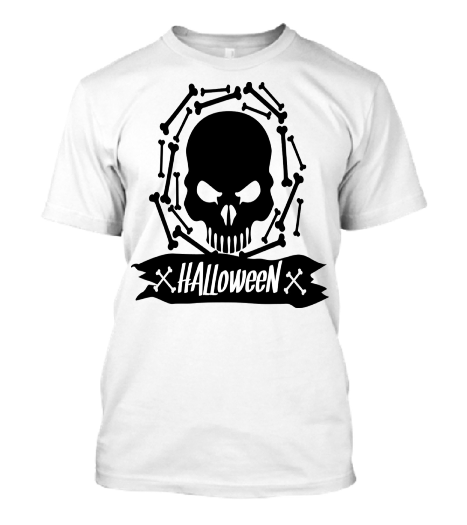 Halloween Skull Bones T-Shirt