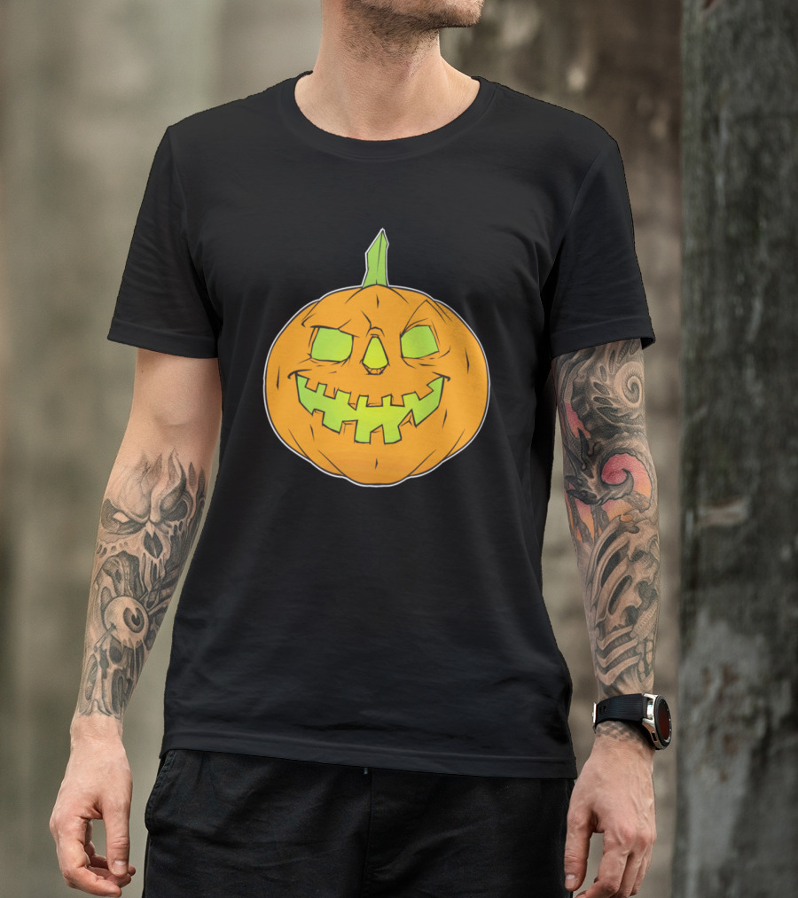 Halloween Pumpkin Lantern Jack-O'-Lantern Glow T-Shirt