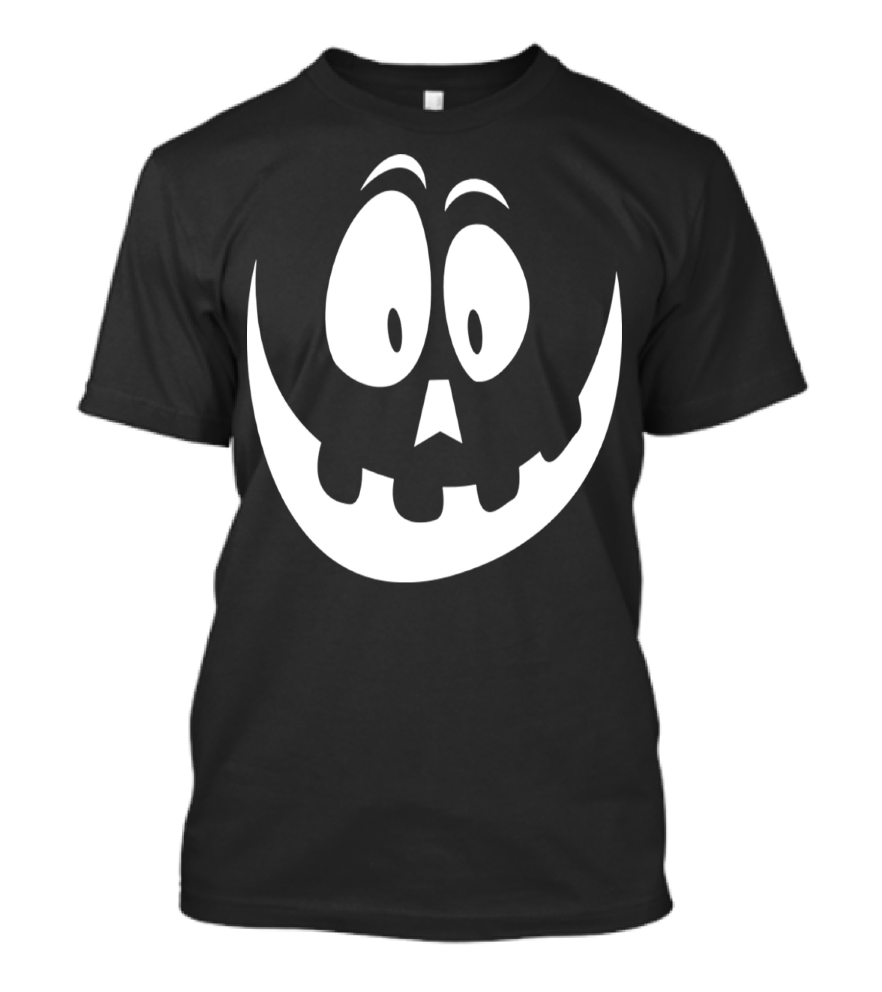 Grinning Pumpkin Face Spooky Jack-O'-Lantern Expression T-Shirt