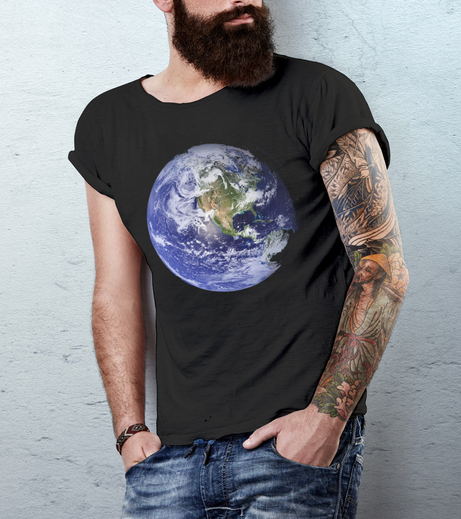Earth Planet Our Home Image In The University T-Shirt