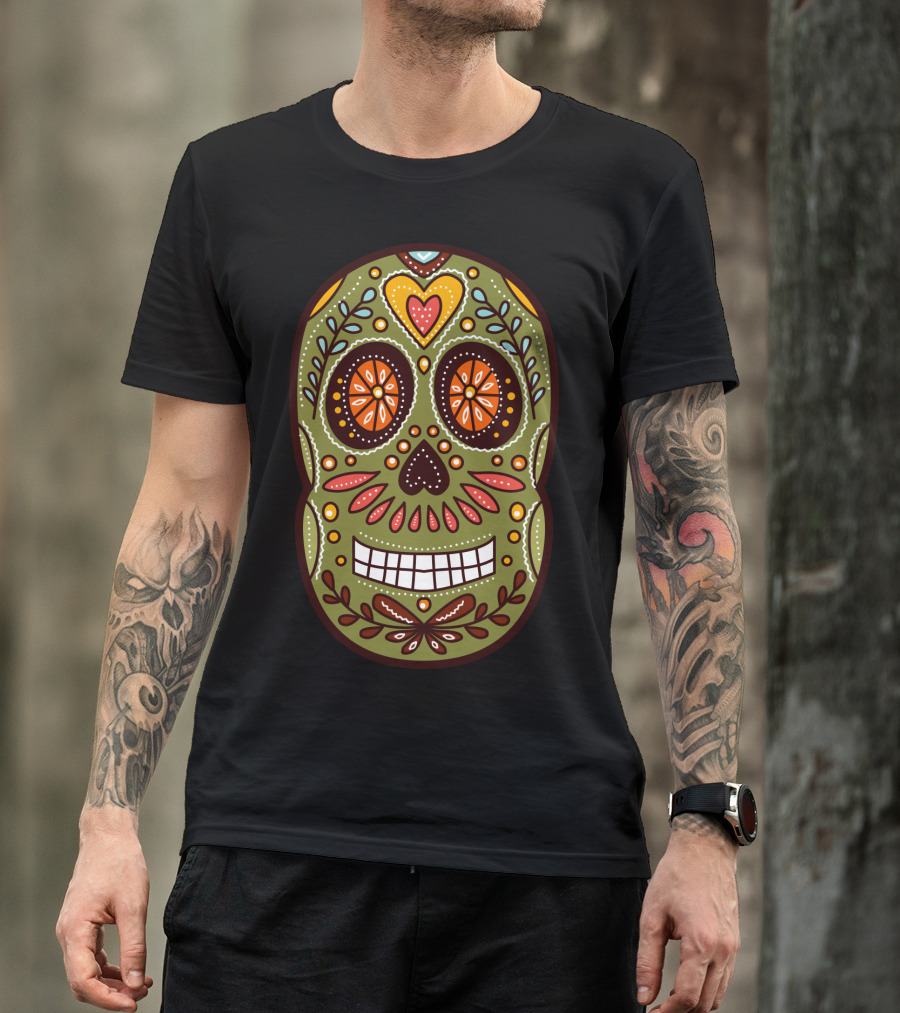 Day Of The Dead Sugar Skull 422 T-Shirt