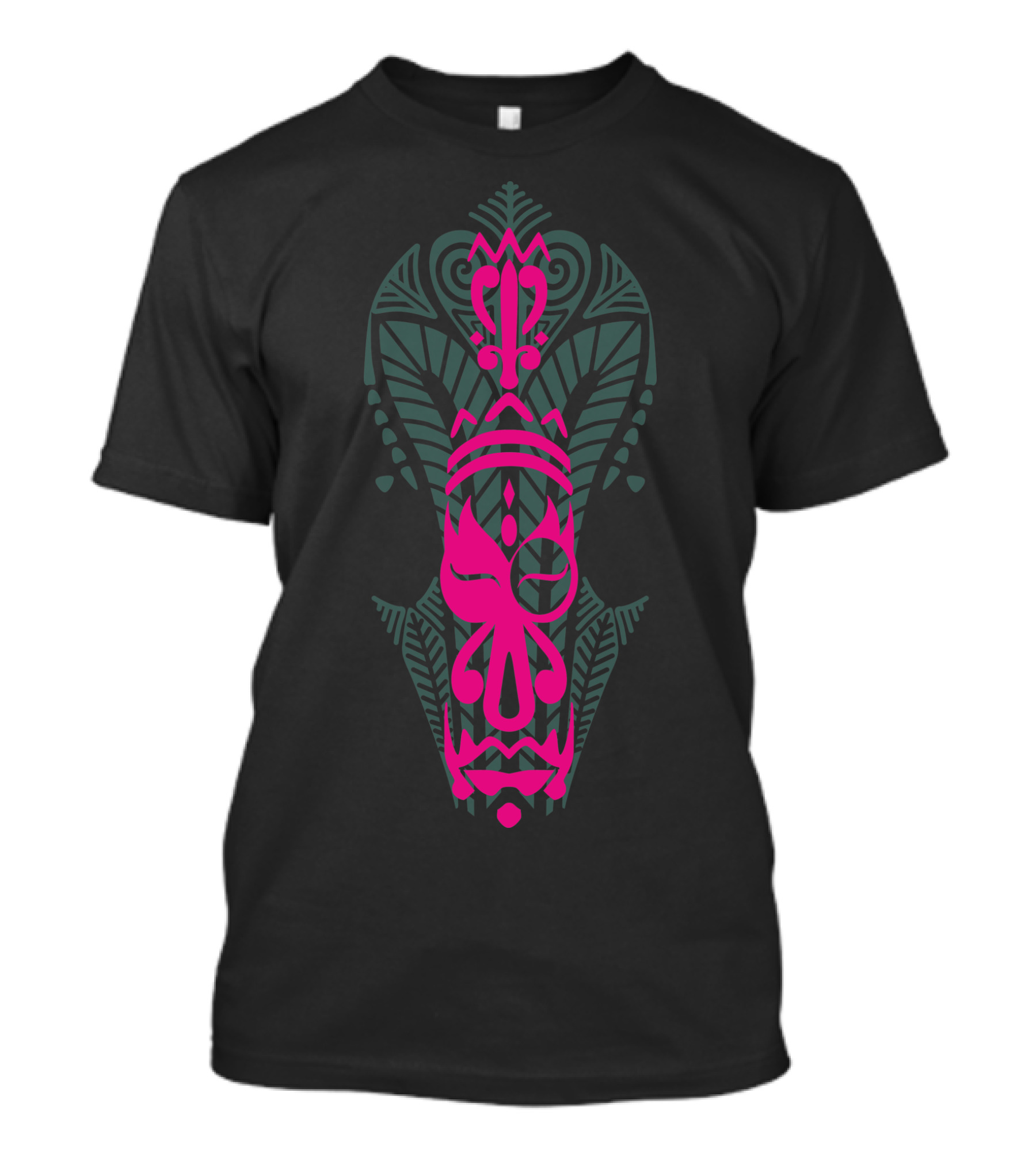 Africain Stylized Tribal Mask Design Two T-Shirt