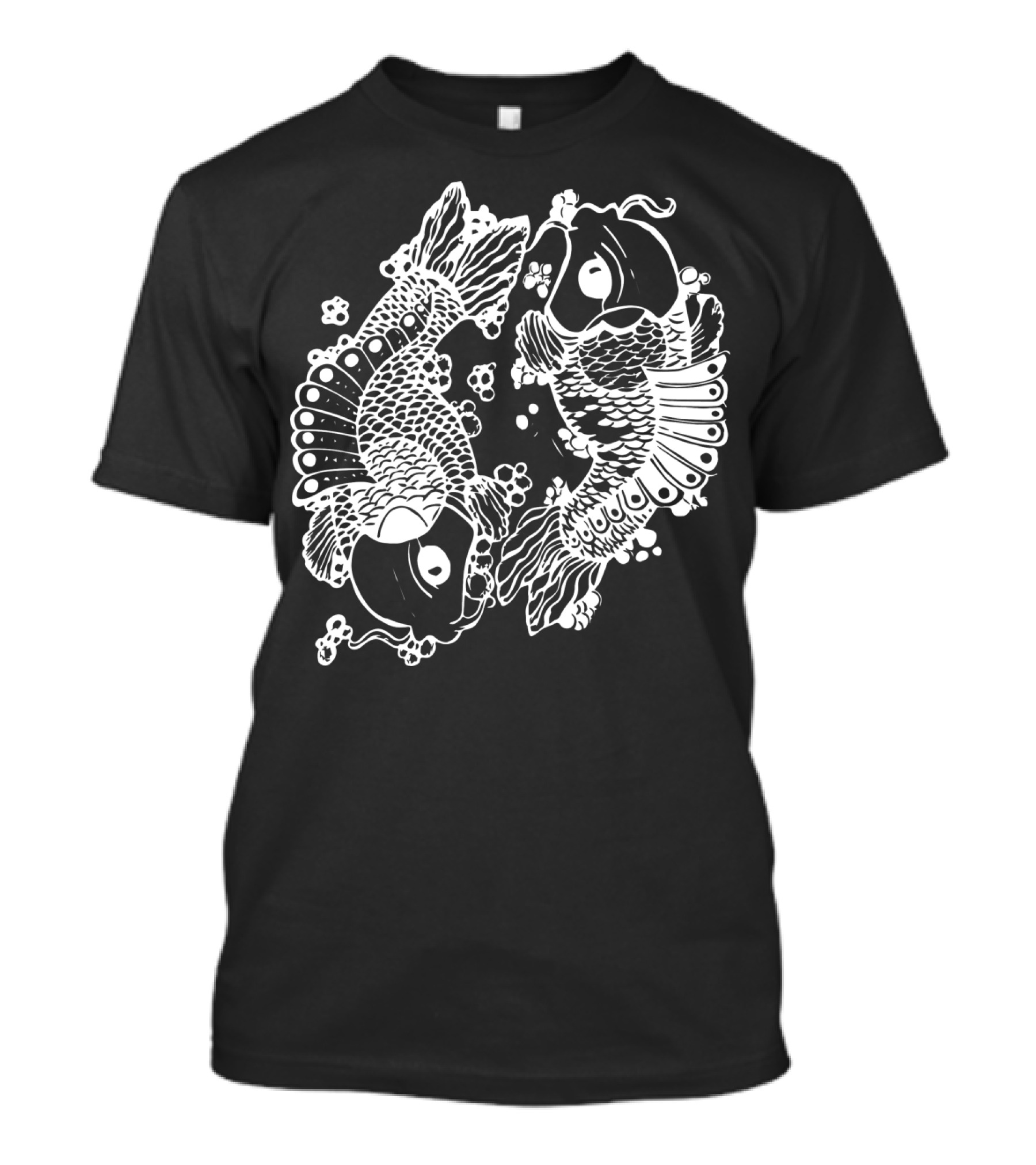 Yin Yang Koi Fish Symbol Harmony T-Shirt