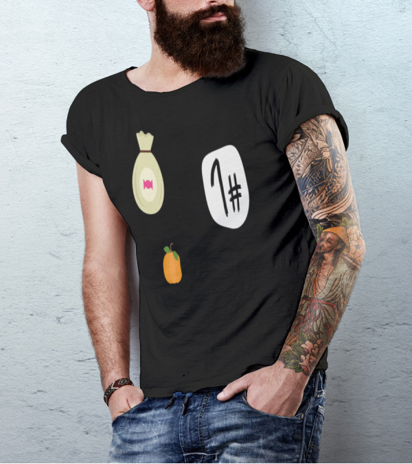 My 1st Halloween With Candy And Pumpkin Icons T-Shirt