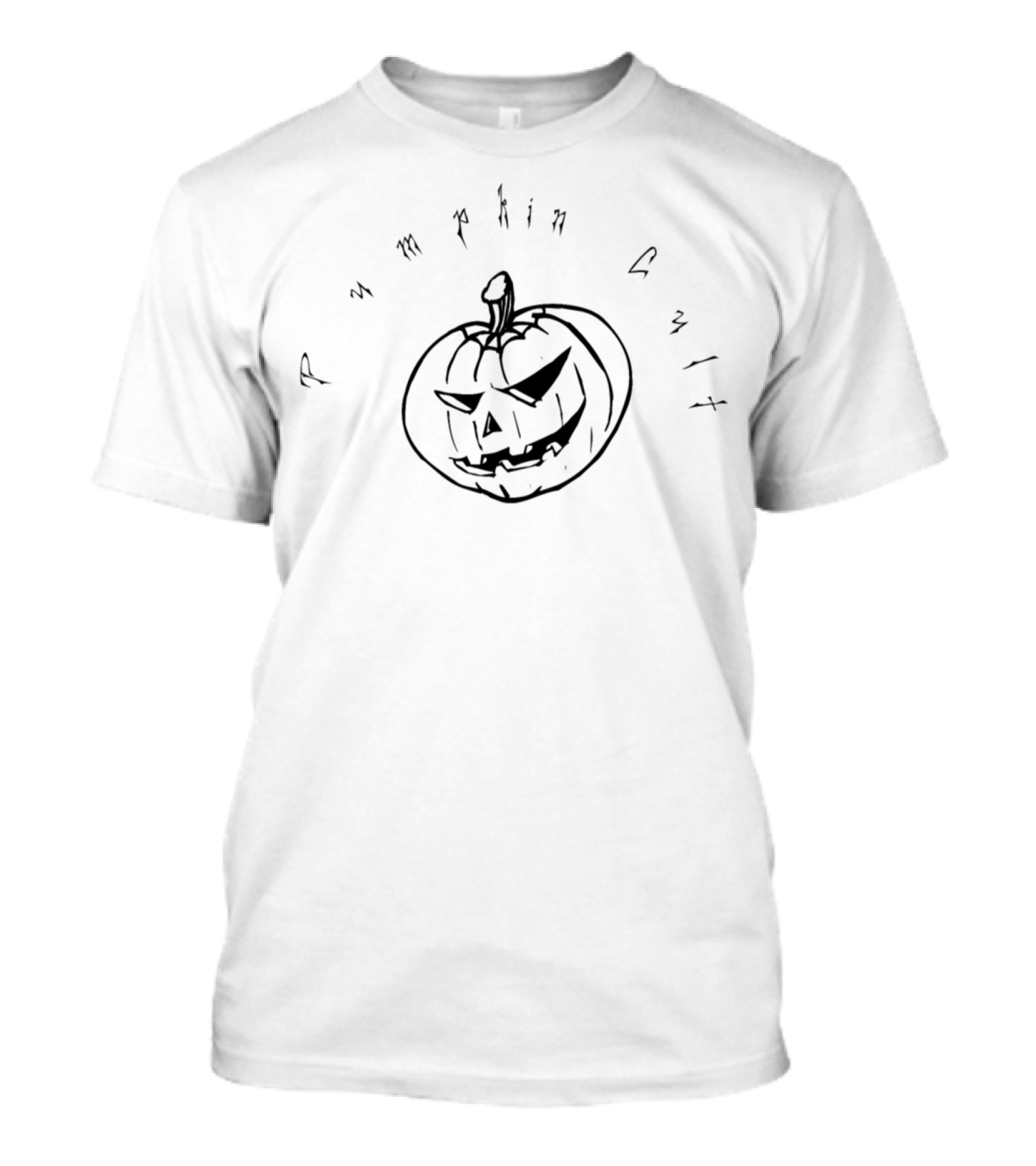 Pumpkin Cult Halloween Jack-O'-Lantern Spooky Expression T-Shirt