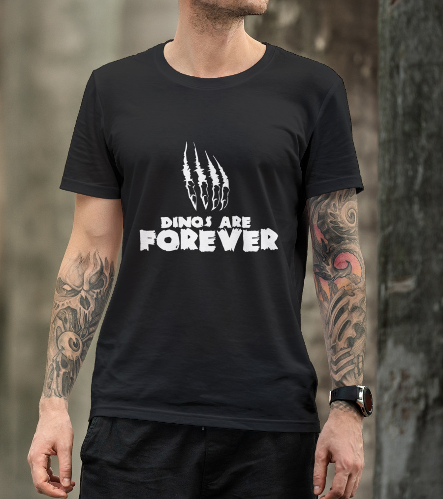 Dinos Are Forever Dinosaur Dino Dinos Trex Fossil Skeleton T-Shirt