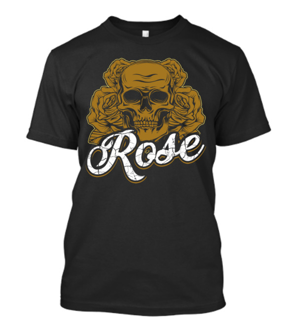 Skull Rose Roses Rose Death T-Shirt