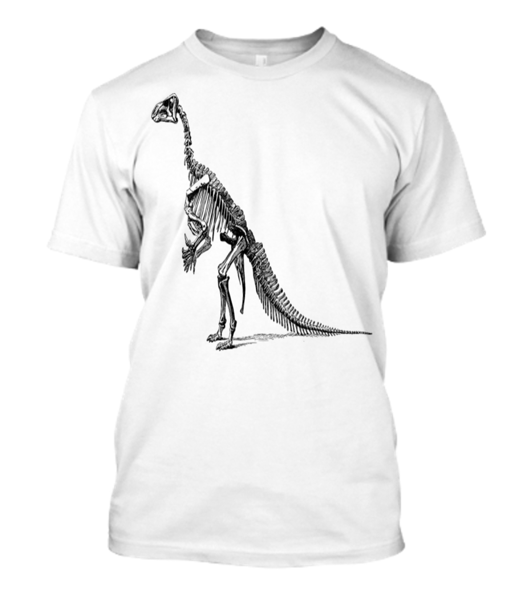 Iguanodon Dinosaur Skeleton Paleontology Replica T-Shirt