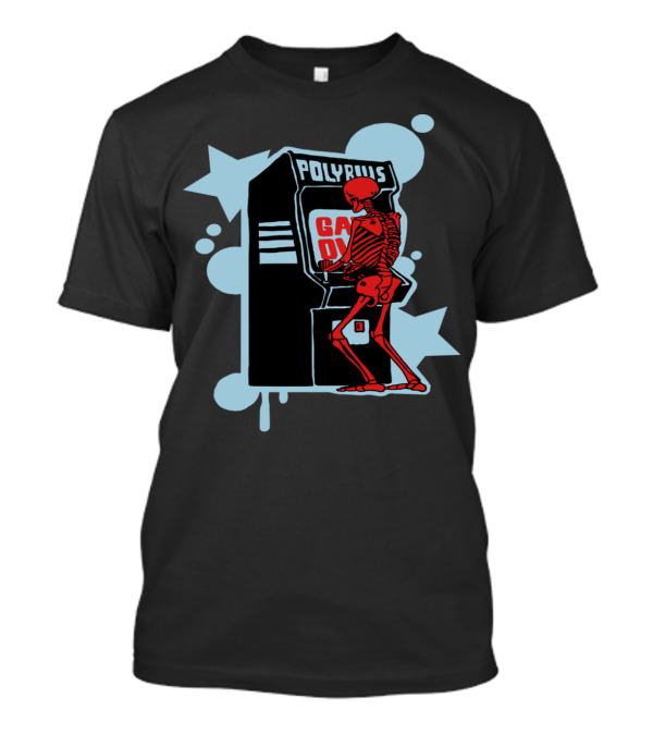 Hi Score Game Over Polybius Skeleton T-Shirt