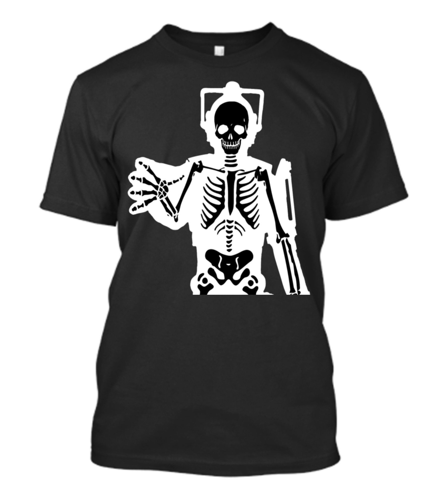 Cybermen X-Ray Skeleton Icon Sci-Fi T-Shirt