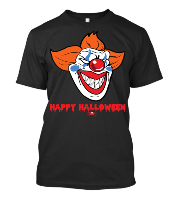 Happy Halloween Monster Zombie Horror Clown T-Shirt