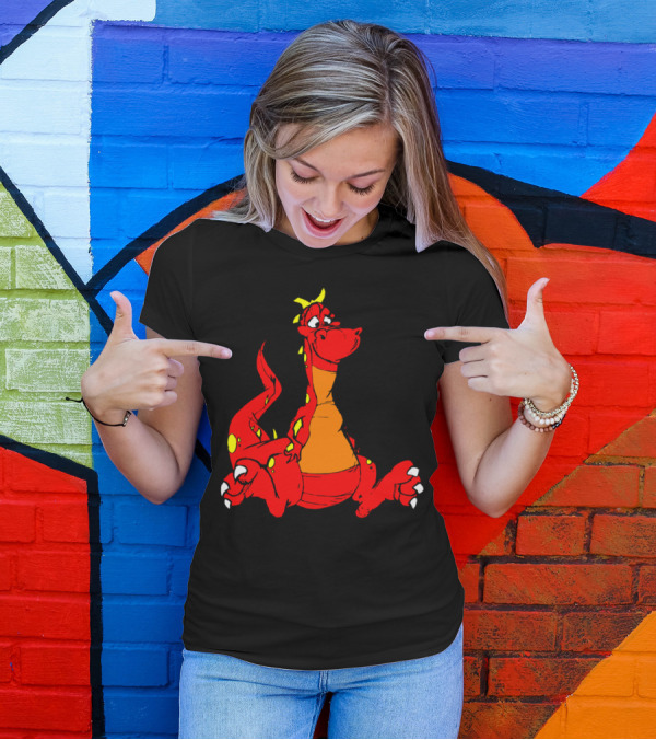 Drache Dragon Dinosaurier Cartoon Dinosaur T-Shirt