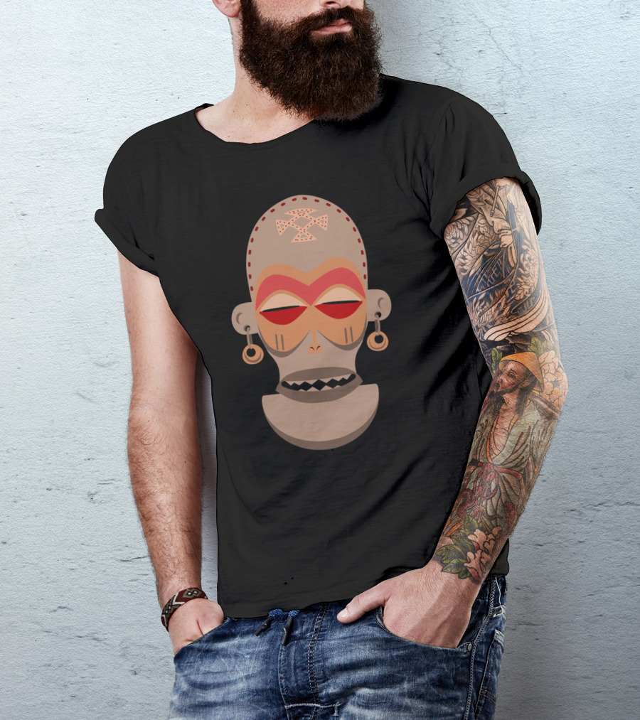 The Puppeters African Mask T-Shirt