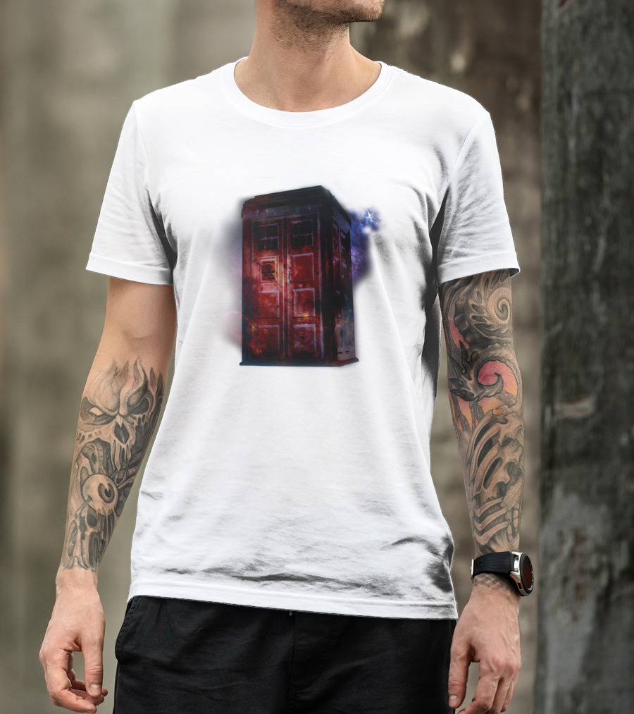 All Of Time And Space TARDIS Cosmic Journey T-Shirt