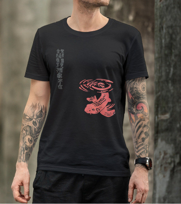 Teachings Manifesting Everywhere Zen Koi Symbolism T-Shirt