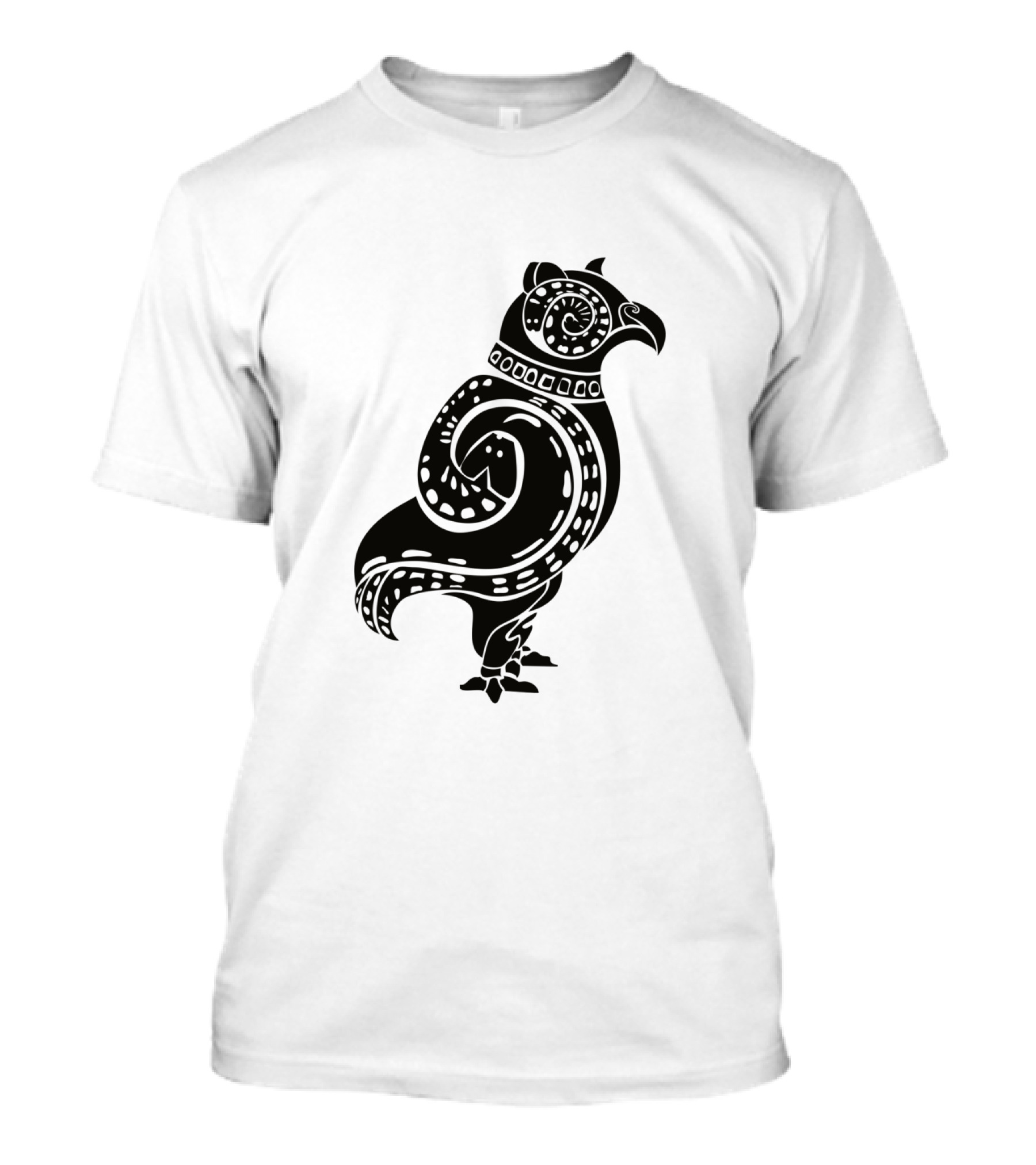 Bird Tattoo Norse Mythology Raven Symbol Ravens Viking Rune T-Shirt