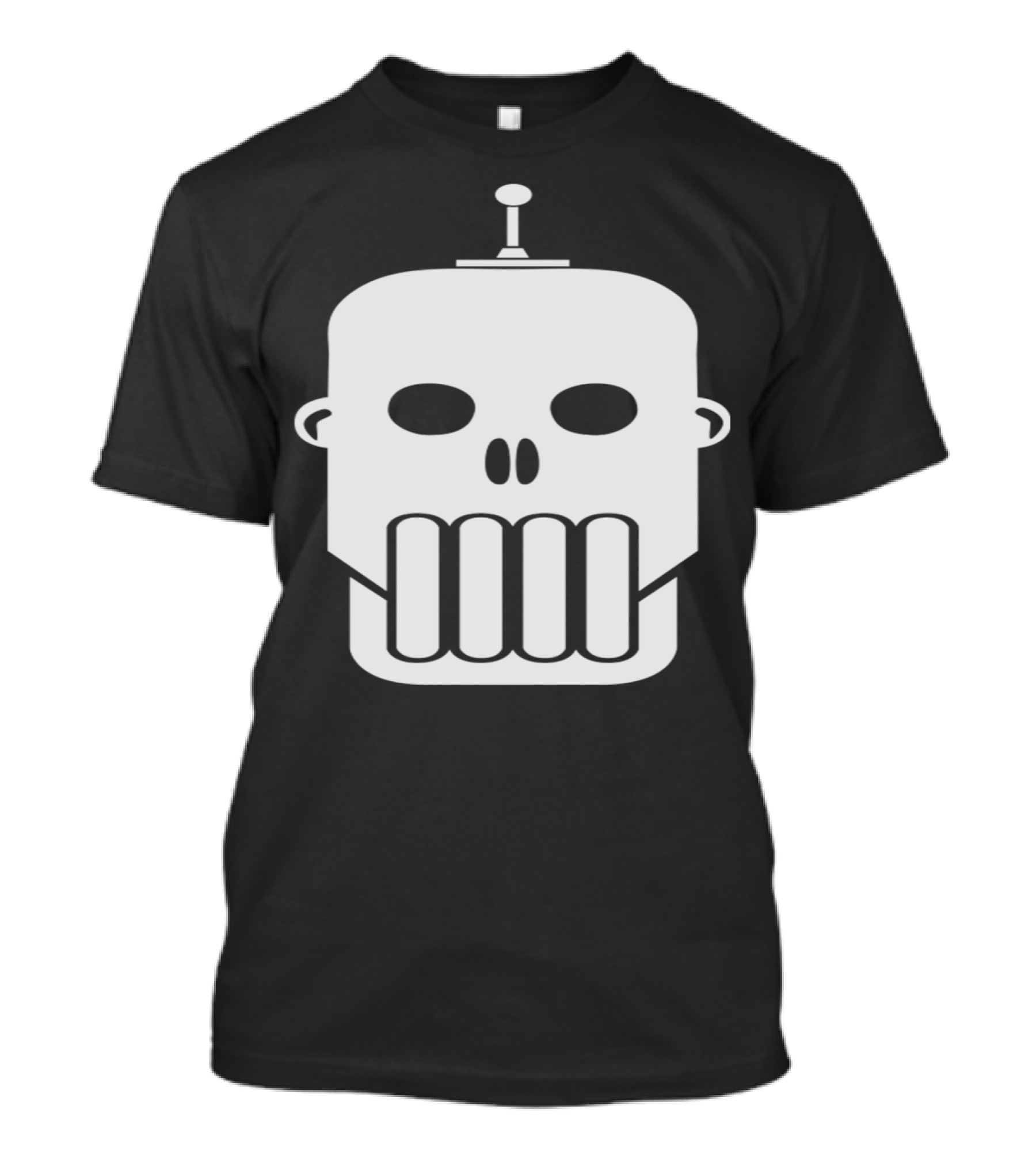 Robot Skull The Skeletons Rising Futuristic Skull Design #10 T-Shirt