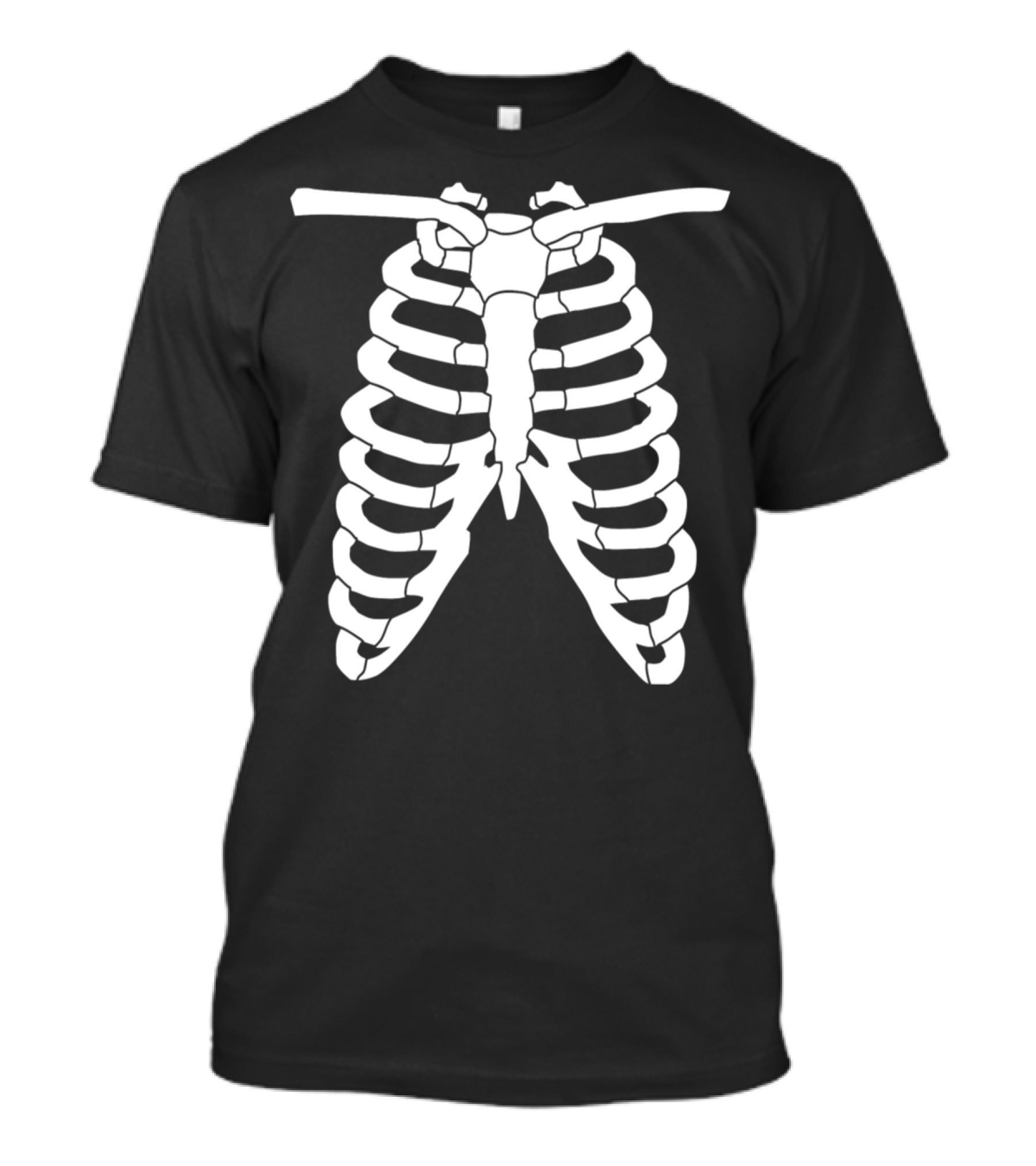 Costume Skeleton Ribcage Halloween T-Shirt