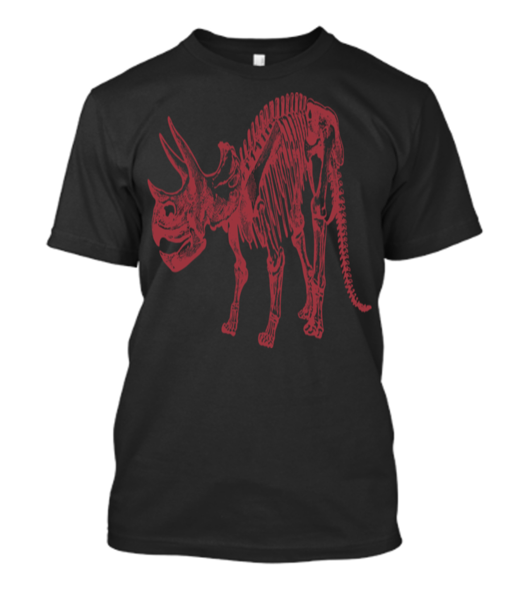 DINOSAUR SKELETON Triceratops Fossil Pride T-Shirt