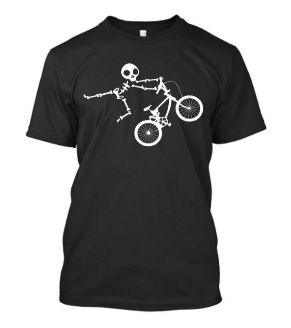 Skeleton BMX Stunt Rider T-Shirt
