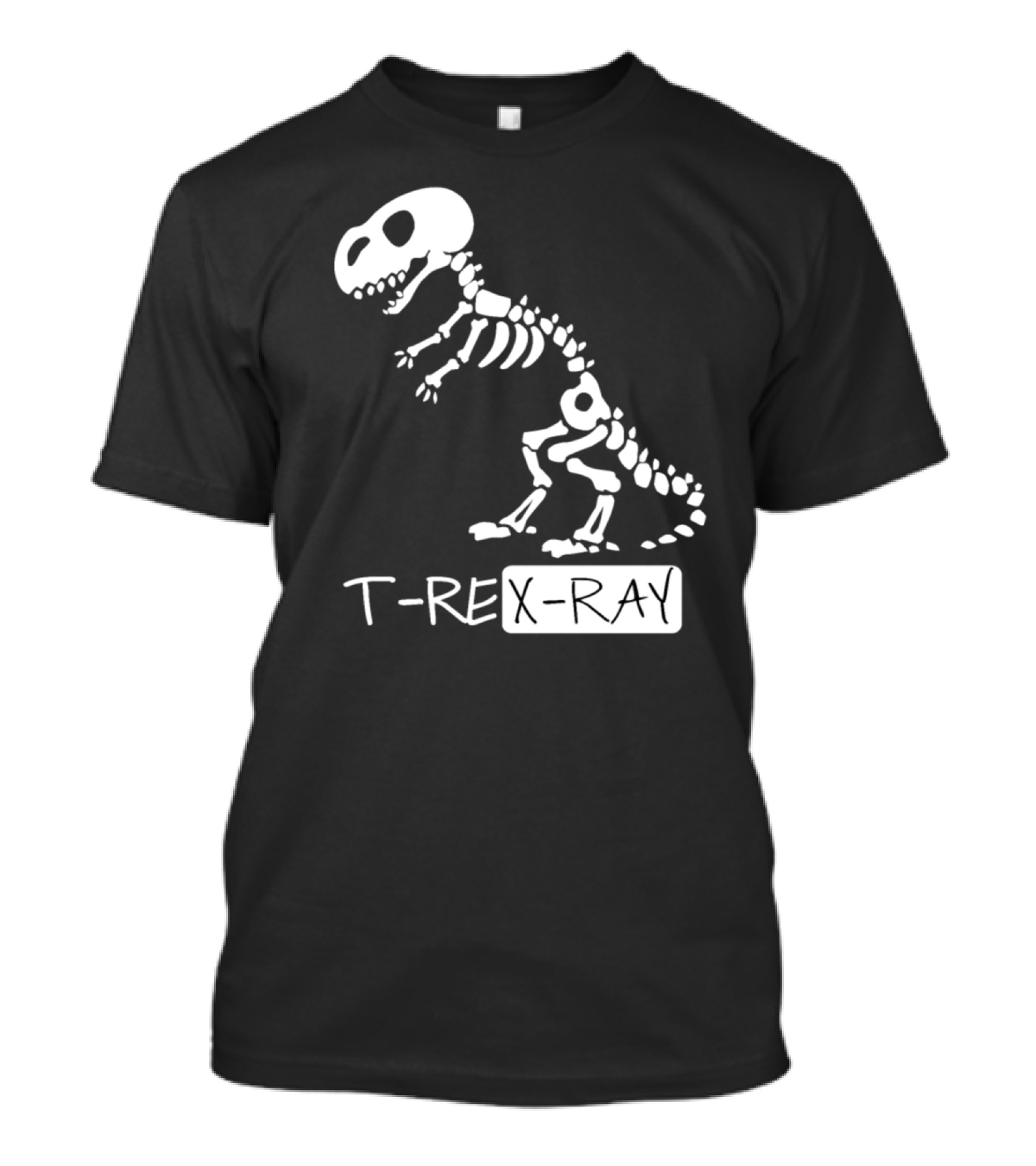 T-Rex X-Ray Radiology Skeleton Dinosaur T-Shirt