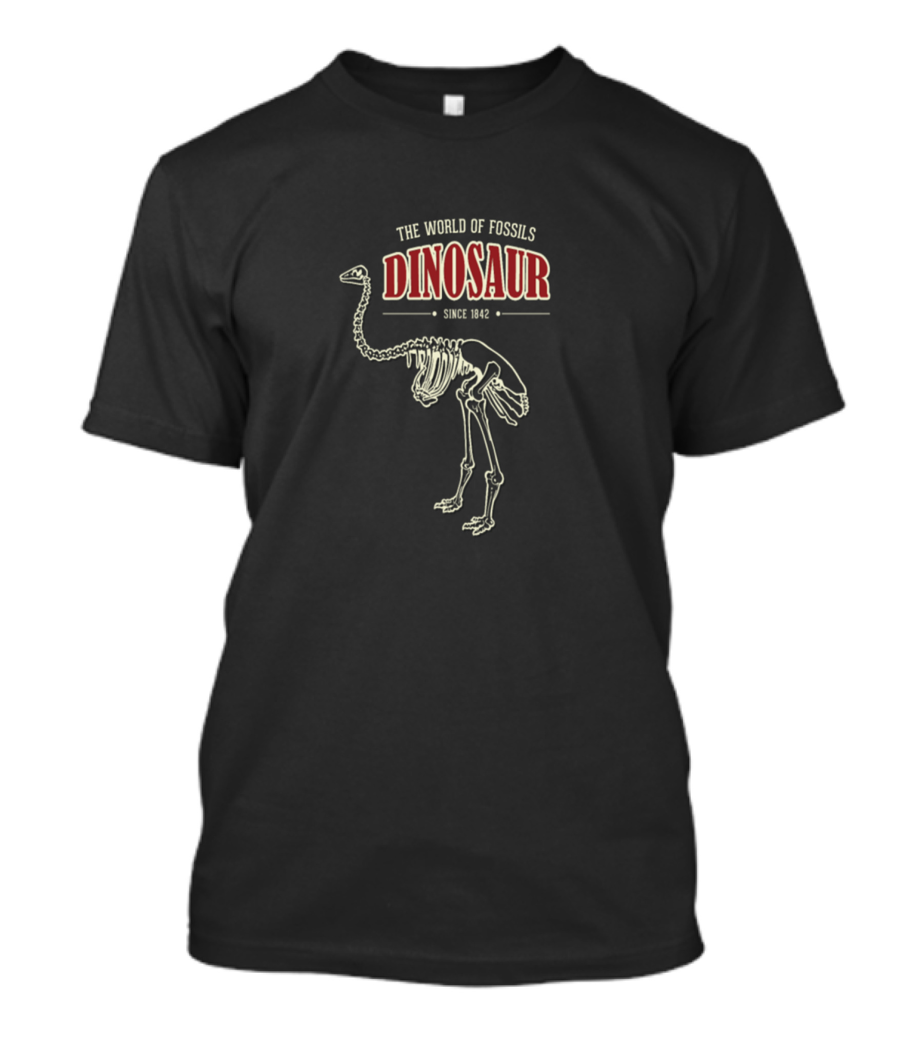 The World Of Fossils Dinosaur Skeleton Since 1842 T-Shirt