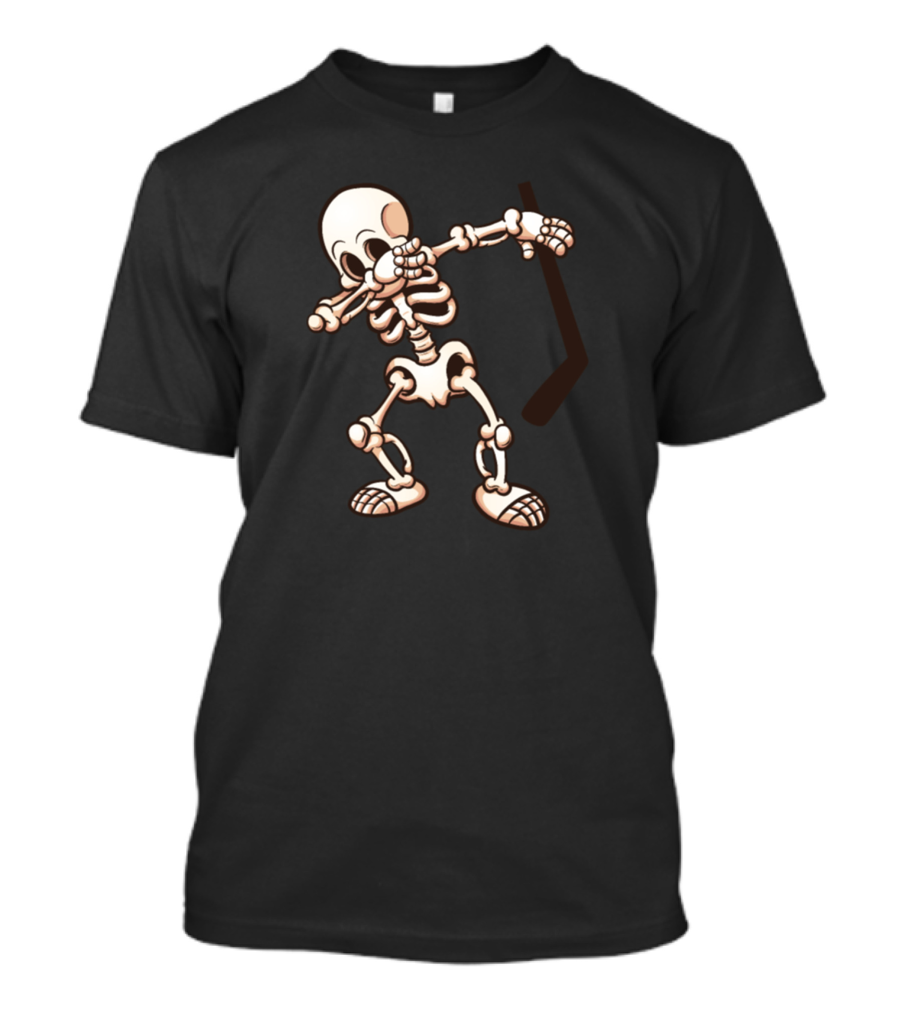 Hockey Skeleton Dabbing Pose T-Shirt