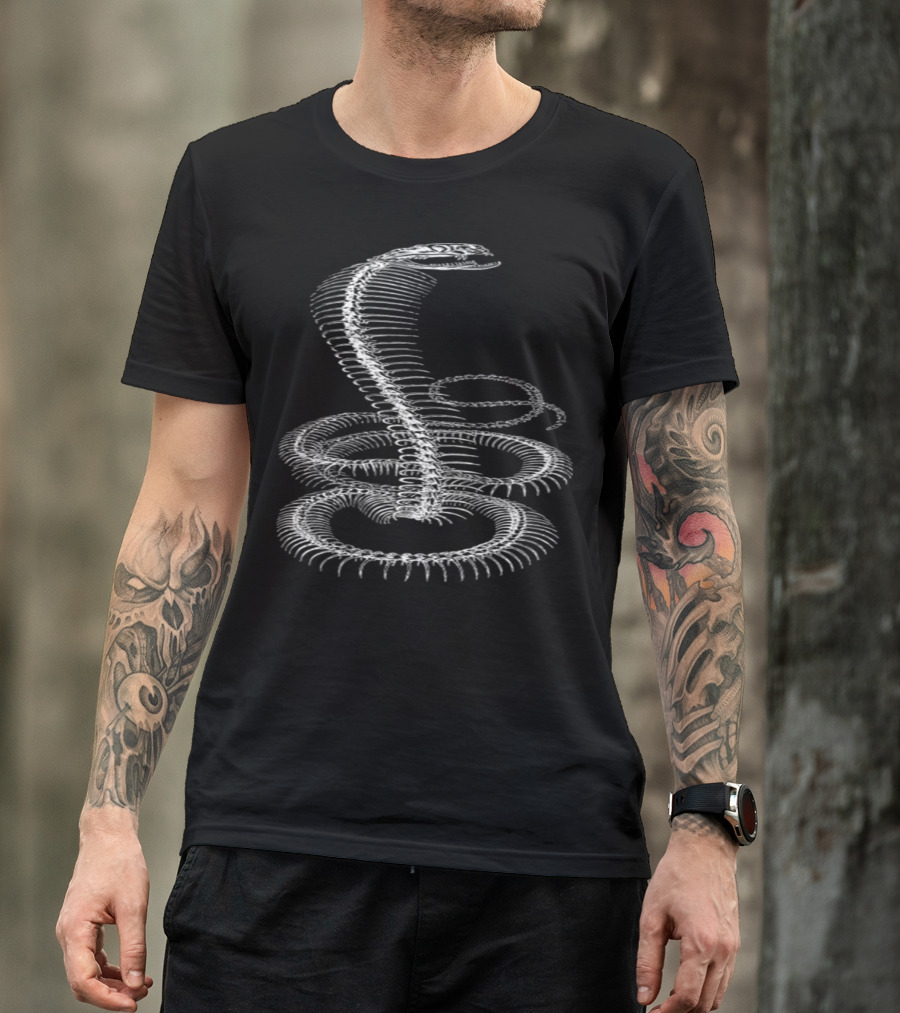 Snake Cobra Skeleton T-Shirt