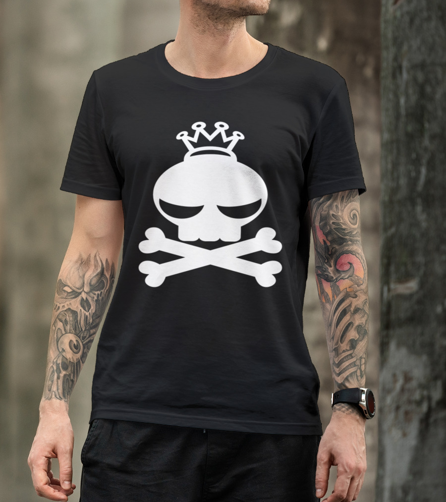 BlackJack Skull And Crossbones King T-Shirt