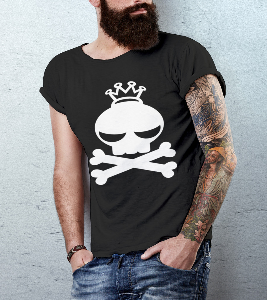 BlackJack Skull And Crossbones King T-Shirt