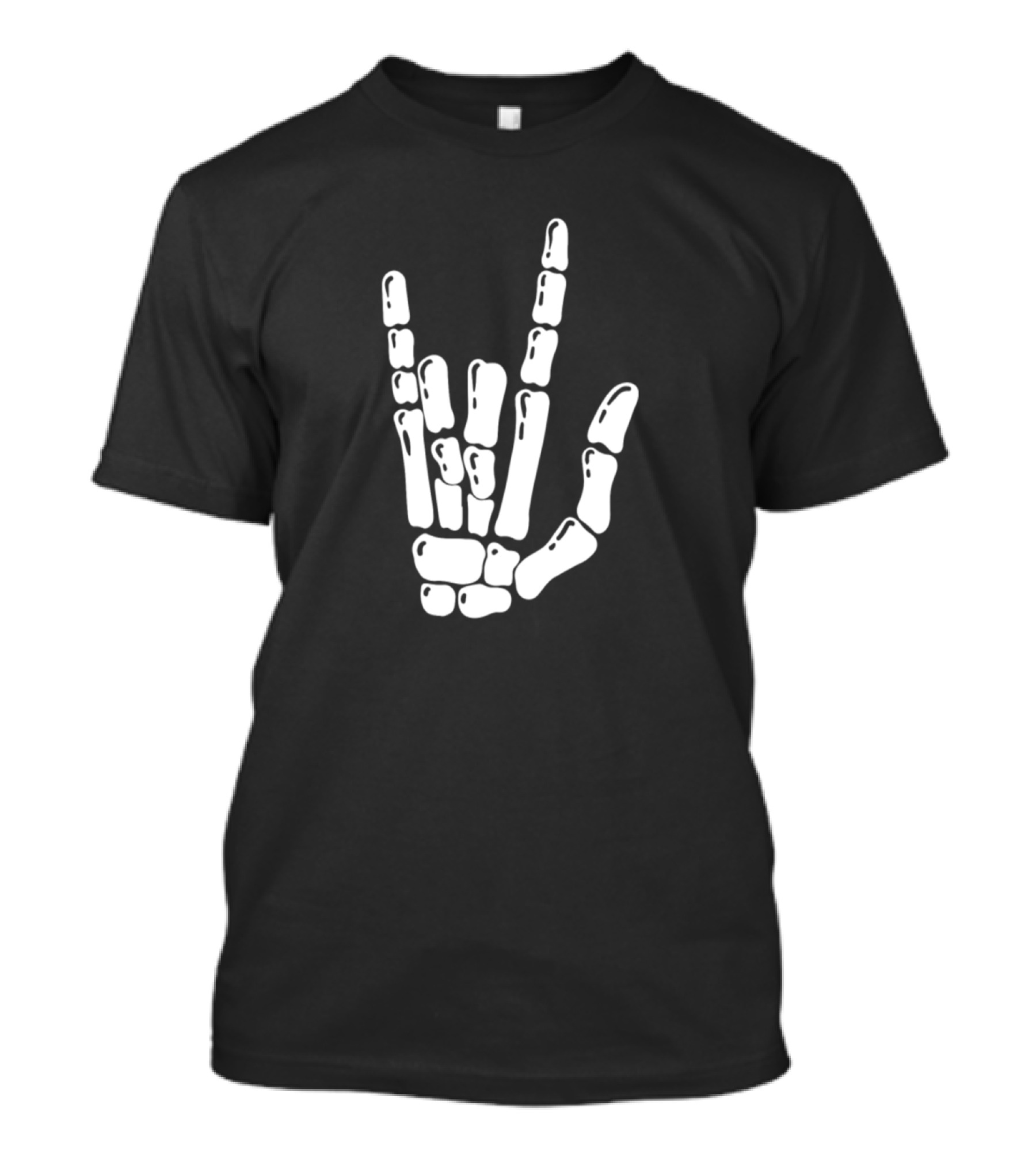 Rock N Roll Bone Hands Iconic Gesture Punks Cool T-Shirt