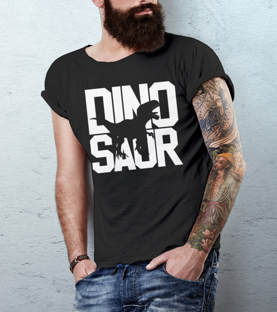 Dinosaur Rex Saurus Dino Roaring T-Rex T-Shirt