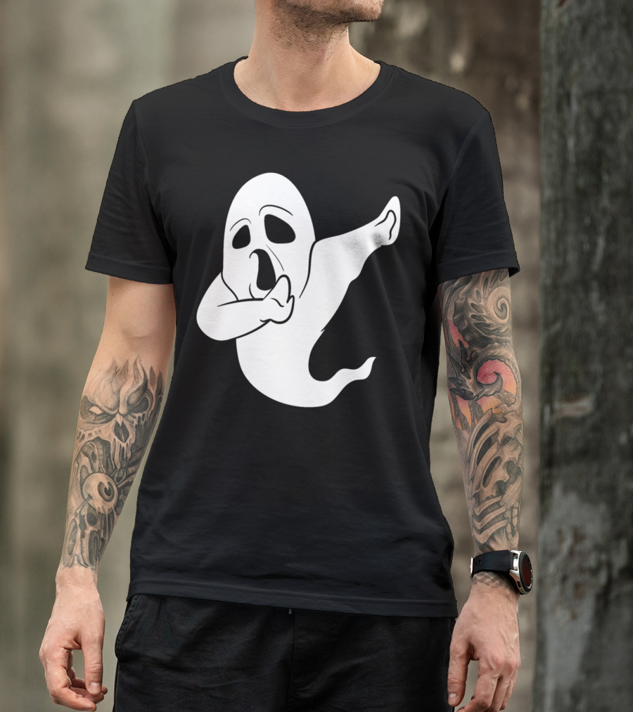 Dabbing Dab Dancing Halloween Ghost T-Shirt