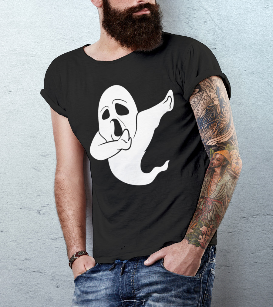 Dabbing Dab Dancing Halloween Ghost T-Shirt