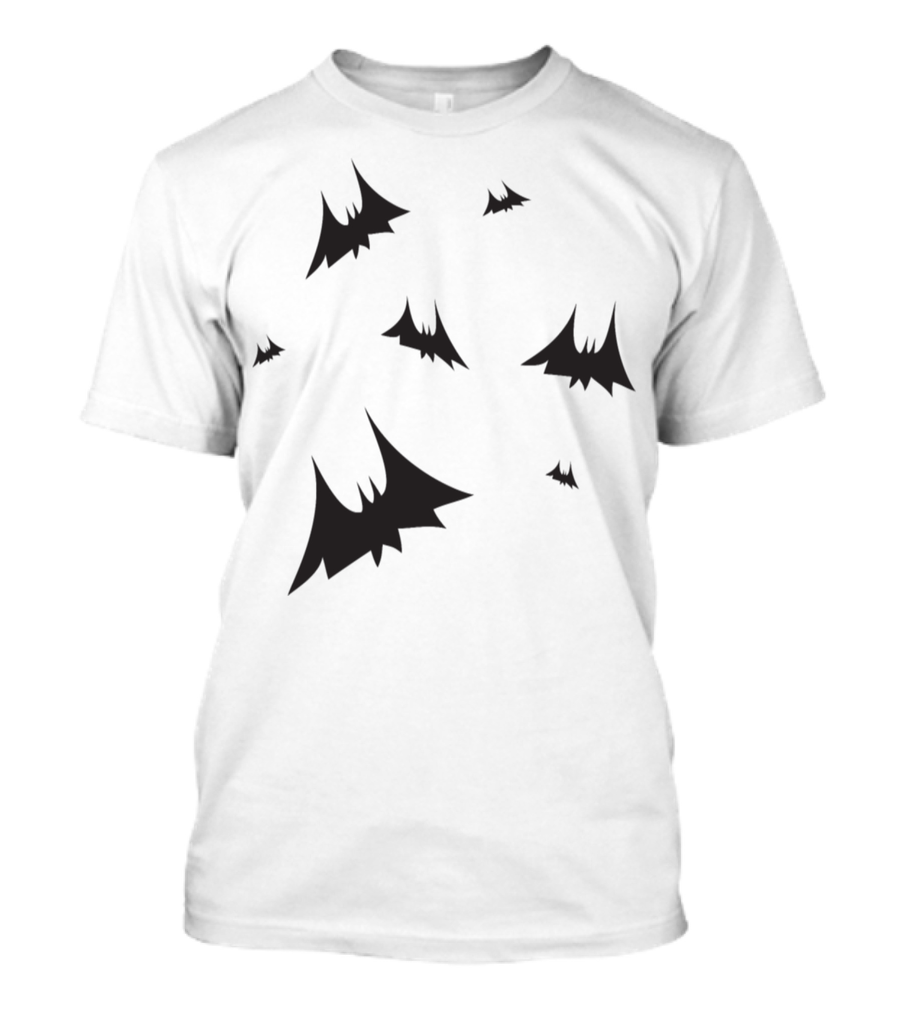 Halloween Bats Night Sky T-Shirt