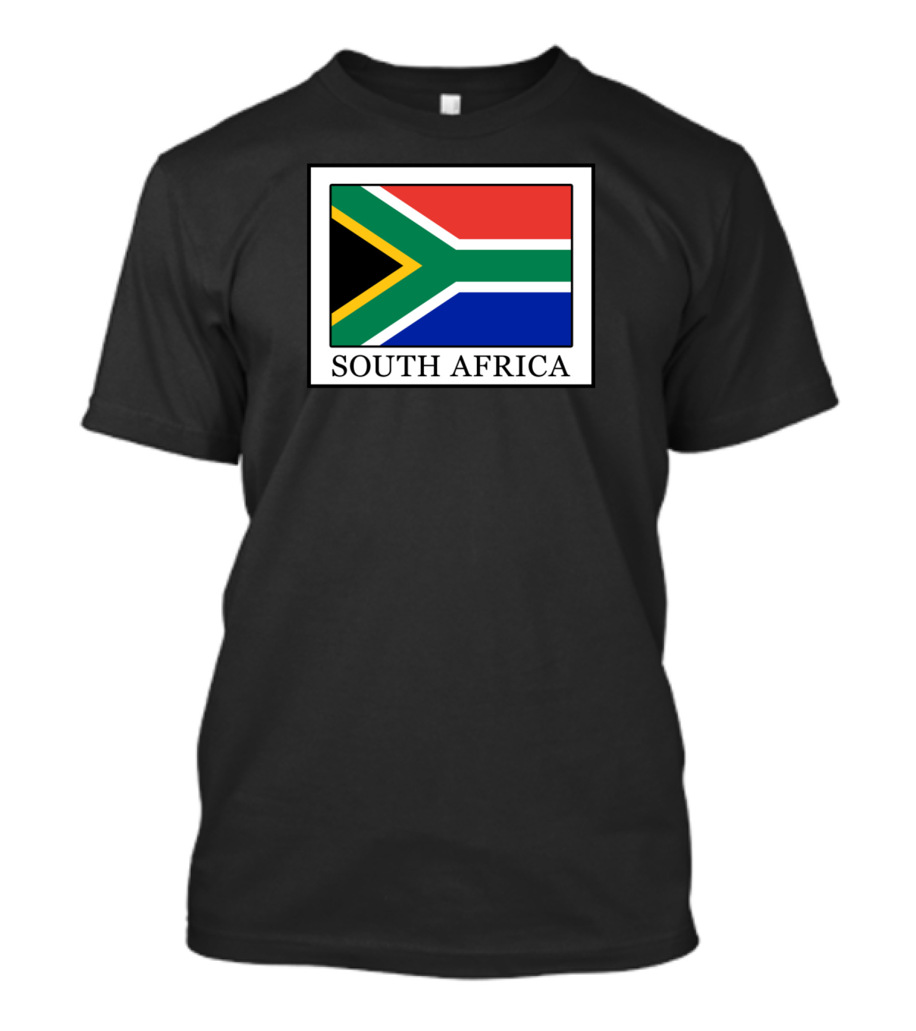 South Africa Flag Design Featuring Iconic National Colors T-Shirt