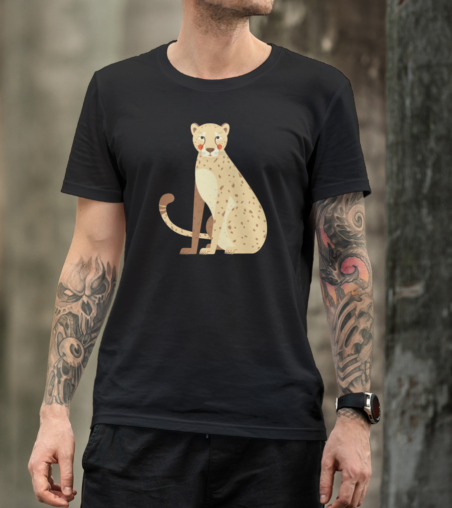Cheetah African Wildlife T-Shirt
