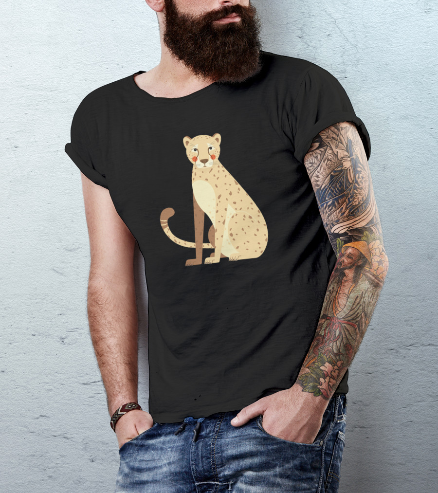 Cheetah African Wildlife T-Shirt