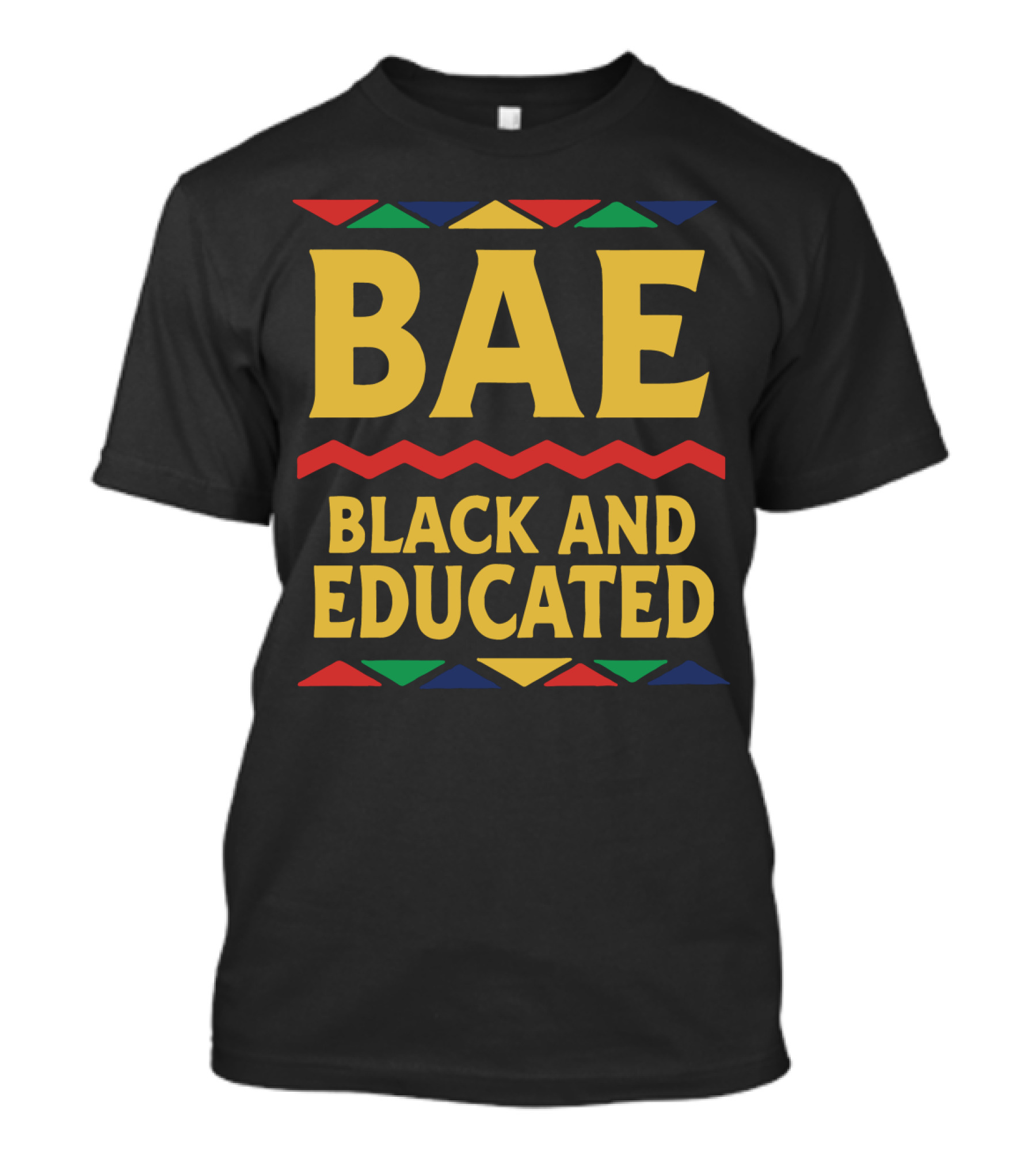 BAE Bold Black And Educated African Pride Dashiki T-Shirt