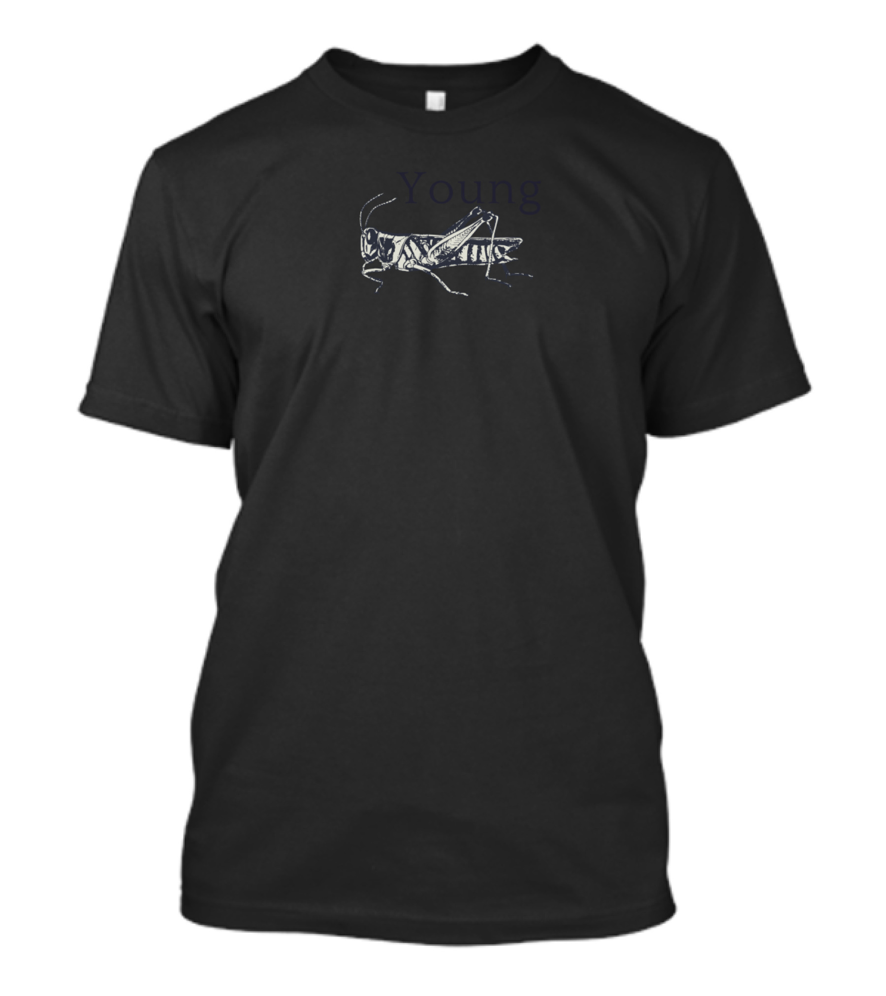 Young Grasshopper Graphic Nature T-Shirt