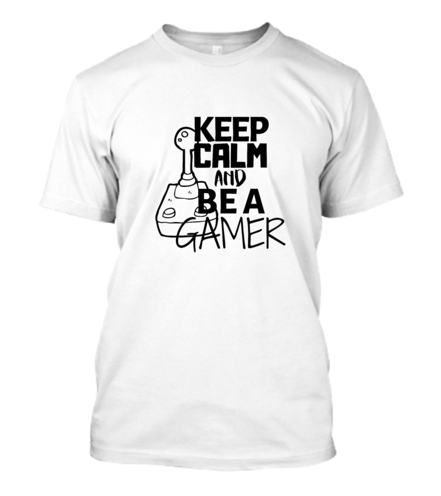 Keep Calm And Be A Gamer With Classic Joystick T-Shirt
