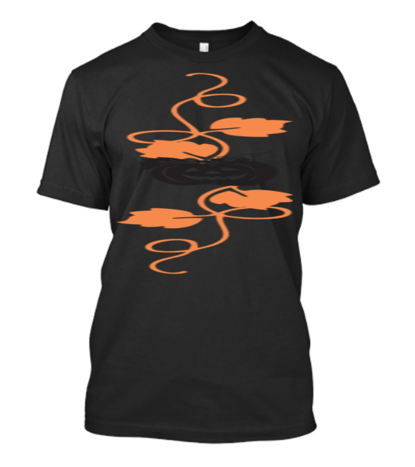 Halloween Jack O'Lantern Pumpkin Vine T-Shirt
