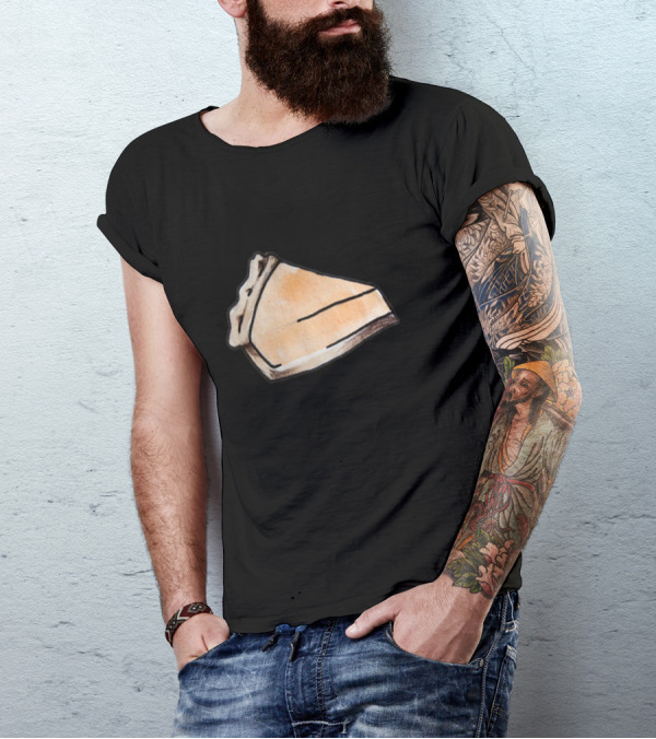 Tis The Season Pumpkin Pie Slice Sketch T-Shirt