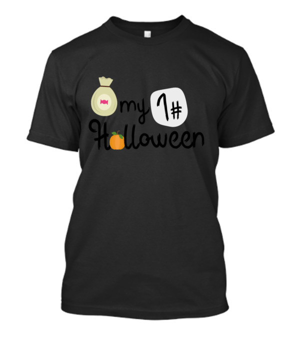 My First Halloween Number One Pumpkin Candy T-Shirt
