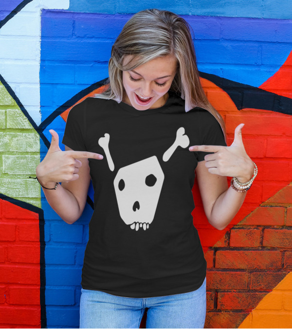 Bunny Skull The Skeletons Rising #17 Bone-Eared Skull T-Shirt