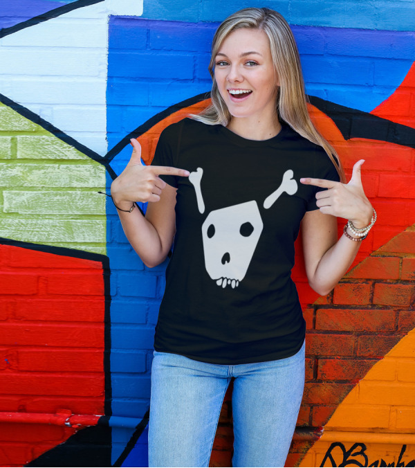 Bunny Skull The Skeletons Rising #17 Bone-Eared Skull T-Shirt