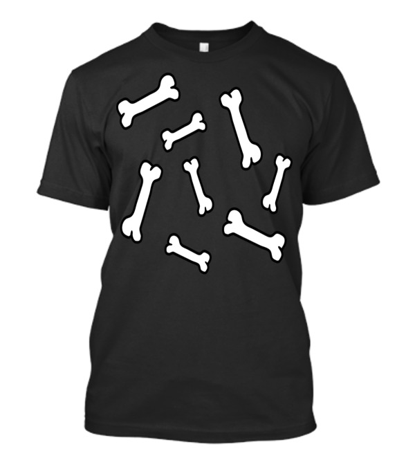 Bones Dog Skeleton Bones Pattern Dog Many Skeleton T-Shirt