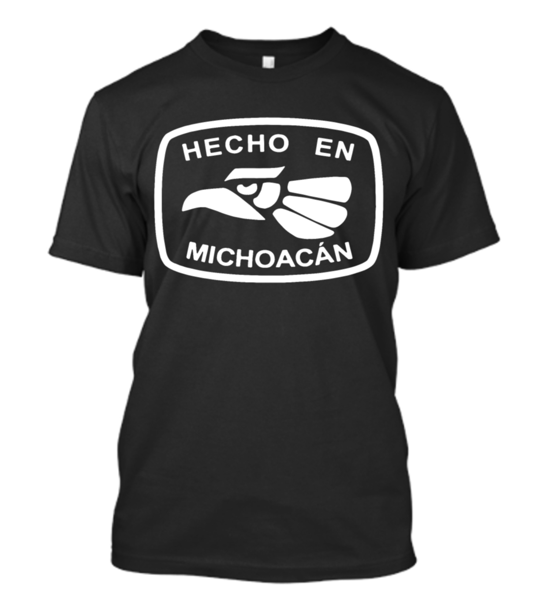 Hecho En Michoacán Michoacán Morelia Skeleton Bird Emblem T-Shirt