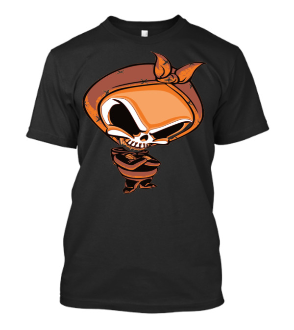 Funny Cool Rapper Hip Hop Music Skull With Hoodie And Bandana T-Shirt